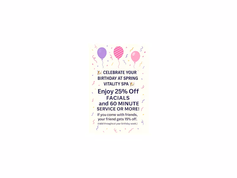 Spring Vitality Spa