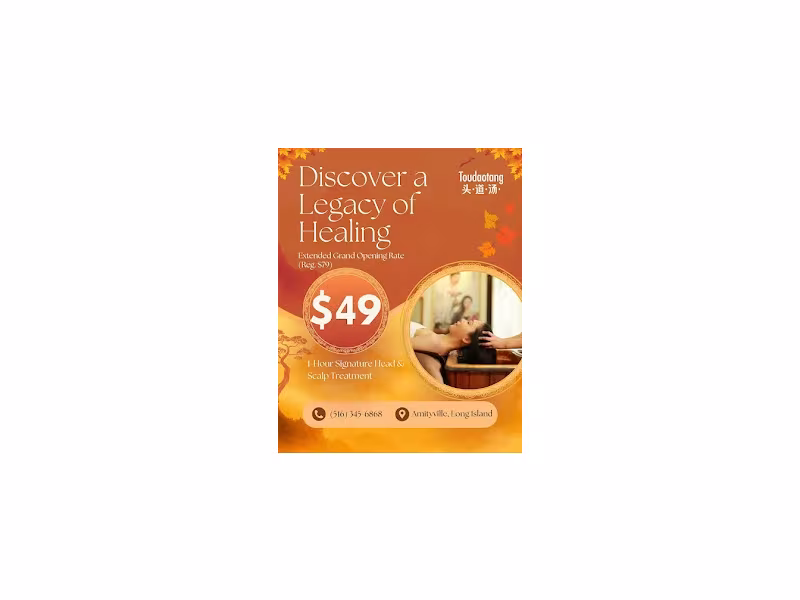 Hair & Scalp Treatment Spa Toudaotang