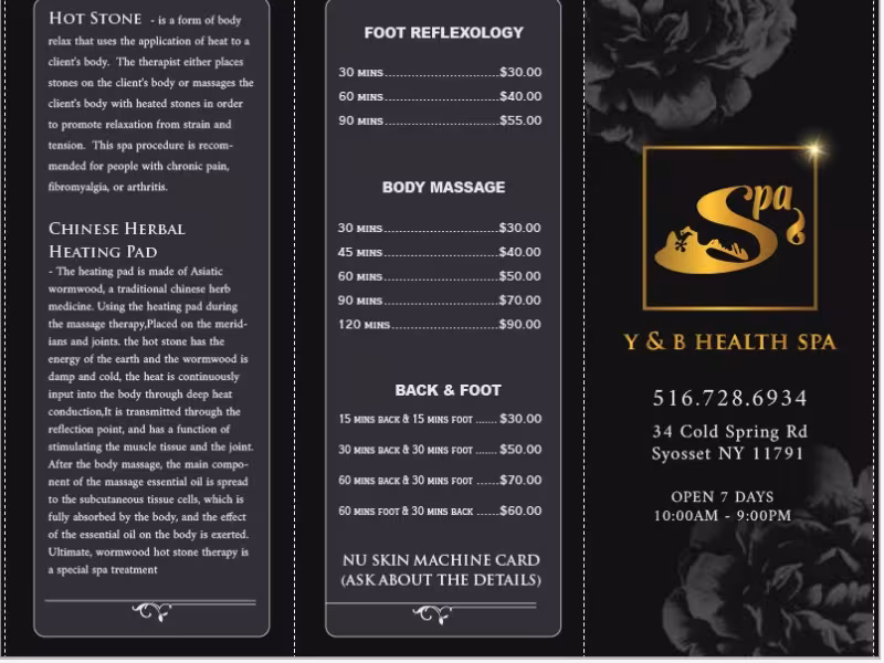 Y & B Body Health Spa