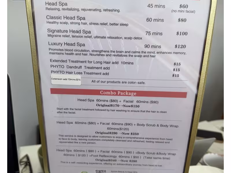 Aurora Beauty & Head Spa