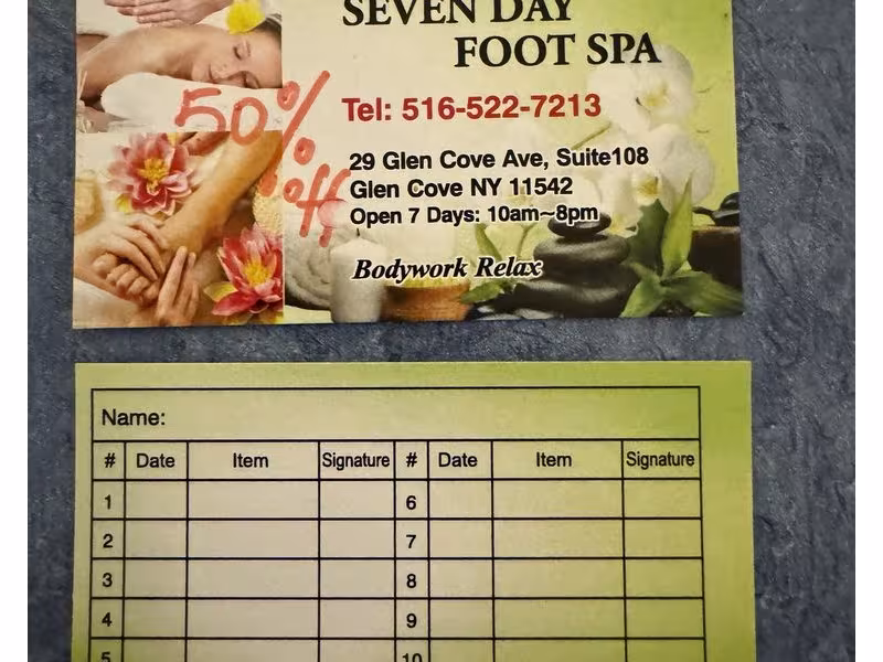 Seven Day Foot Spa