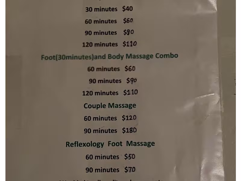 Custom Massage Spa
