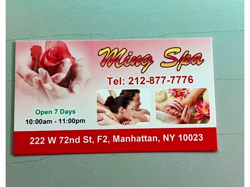 Asian Massage Spa in NYC - Mings Spa