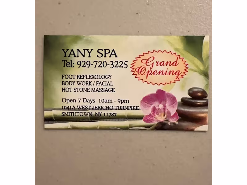 YANY SPA MASSAGE