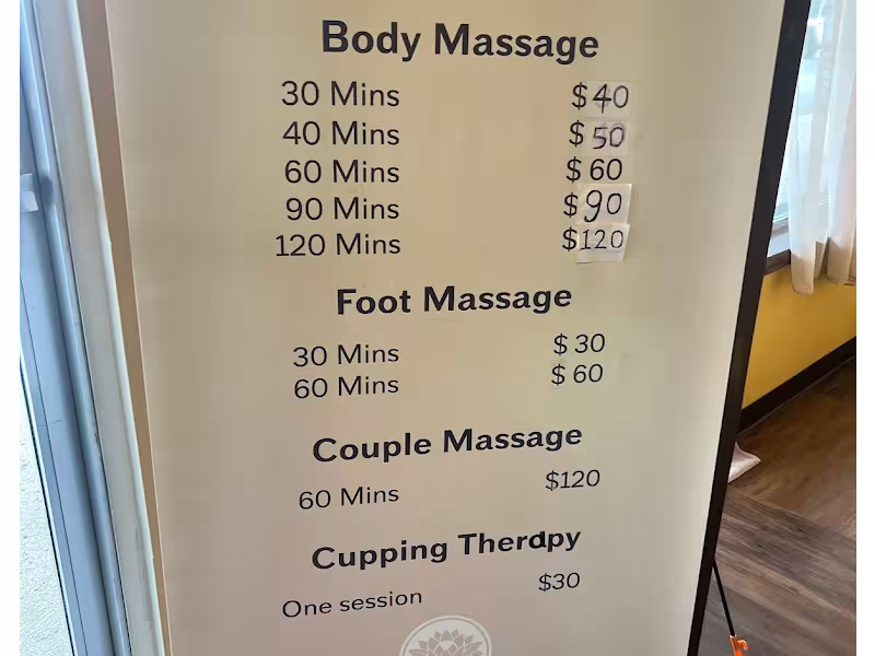 New Aroma Massage Spa Inc
